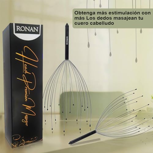 RONAN. Masajeador cabeza - masajes relajacion - masaje relajante .- realajacion - head massager - cepillo masajes relajante - massage -cervical electrico